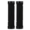 1pair BG-0404 Bicycle Rubber Handle Cover The Mountain Bike Bilateral Lock Dead Anti-Slip Handle Cover(Black)