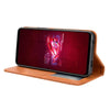For ASUS ROG Phone 6 / 6 Pro Magnetic Buckle Retro Texture Leather Phone Case(Brown)