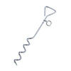 Heavy Duty Dog Tie Out 42cm Spiral Stake - Stainless Steel