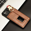 For Asus ROG Phone 8 Pro Wristband Leather Back Phone Case(Brown)