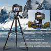 Portable Aluminum DSLR Camera Live Tripod Photography Retractable Landing Bracket, Specification: 150cm Tripod+Clip+Bag