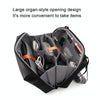 Cwatcun D123 Medium Multifunctional Photography Storage Pack Data Camera Digital Bag(Black)