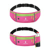 CWILKES MF-008 Outdoor Sports Fitness Waterproof Waist Bag Phone Pocket, Style: With Water Bottle Bag(Rose Red)