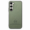 For Samsung Galaxy A13 5G / A04s Twill Fabric Leather Skin Back Phone Case(Green)