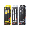 WK WDC-27i Elastic Genuine Silicone 1m 12W USB to 8 Pin Fast Charging Data Cable(Yellow)
