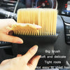 Car Air-Conditioning Air Outlet Dust Removal Cleaning Brush(Yellow)