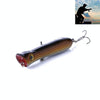 HENGJIA PO032 8cm/12g Simulation Hard Baits Fishing Lures with Hooks Tackle Baits Fit Saltwater and Freshwater (7#)