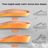 Boost Sports Insole Increased Shock Absorption Deodorant Super Soft Bottom Insole Gold 3.5cm(35-36)