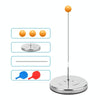 Single Table Tennis Trainer Elastic Flexible Shaft Fixed Ball Training Device, Specification: Stainless Steel With Racket