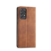 For Samsung Galaxy A73 5G Forwenw Dream Series Oil Edge Strong Magnetism Leather Phone Case(Brown)