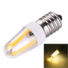 2W Filament Light Bulb, E14 PC Material Dimmable 4 LED for Halls, AC 220-240V(Warm White)