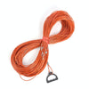 100m Steel Wire Covered With Rubber Measuring Rope With Scale Marking Pull Ring Deep Well Rope