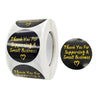 Stamping Thank You Sticker Envelope Sealing Sticker Gift Decoration Label, Size: 3.8cm / 1.5inch(K-67)