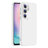 For Samsung Galaxy A24 5G Nano Lens Cover Liquid Silicone Phone Case(White)