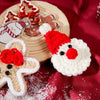 Hand-woven Christmas Keychain Cute Mobile Phone Handbag Pendant, Style: Pink Hat