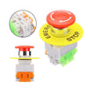 LAY37-11ZS Emergency Stop Button (Red, 22mm, 250V, 2pcs)