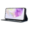 For Samsung Galaxy A36 5G Magnetic Buckle Retro Texture Leather Phone Case(Blue)