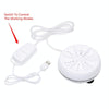 3 in 1 Portable Mini Washing Machine Ultrasonic Turbine Clothes Mini Washer with USB Cable Convenient for Travel