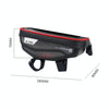 WILD MAN E1 Waterproof Front Bag MTB Mobile Phone Sets Bicycle Tube Bag Riding Accessories(Red)