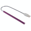10-LED Portable Ultra Bright USB LED Light(Purple)