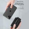 T6 2 in 1 Portable Folding Stand Wireless Charging, Style:Single Charge(Black)