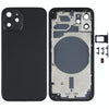 iPhone 12 Mini Back Cover Black - SIM Tray & Lens