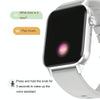 HD6 1.69 inch Multifunctional Heart Rate Monitoring Smart Watch(Silver)