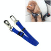 Dog Car Seat Belt, Adjustable Nylon Harness Lead Clip, Blue