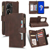 For ASUS Zenfone 10 / 9 Litchi Texture Zipper Leather Phone Case(Brown)