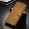 For Samsung Galaxy A56 5G LC.IMEEKE Calf Texture Leather Phone Case(Brown)