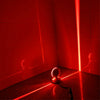 Semicircle LED Door Frame Corridor Window Wall Spotlight(Red Light)