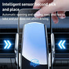 Q3S Infrared lnduction Wireless Fast Charging Air Outlet Car Holder(Silver)