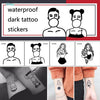 50 PCS Bad Girl Waterproof Dark Tattoo Stickers(CC6365)