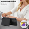 For Samsung Galaxy Note20 Ultra Crossbody Dual-buckle Wallet RFID Back Leather Phone Case(Black)