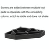 4pcs Double-layer BS-XYJJD Household Washing Machine Refrigerator Non-slip Shock-absorbing Floor Mat
