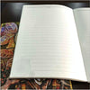 01663 Vintage Thick Handmade Leather Carving Owl Sketchbook Journal Cute Notebook(Red)