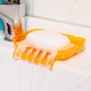 Colourful Suction Cup Drainage Soap Box(Orange)