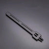 ER061 DIY Hand-sewn Leather Round Punch Tools Alloy Steel Platoons Rushing, Style: 4mm-2 Holes