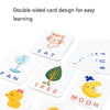 Wooden Block Matching Puzzle Children Education English Words / Math Computation Card Toy(Number Block)
