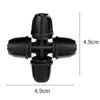 5pcs 4/7 Pipe Fitting Drip Irrigation Accessories Gardening Irrigation Watering Fittings(Straight 4-Way)