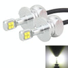 2 PCS  H3 40W 800 LM 6000K 8 CREE LEDs Car Fog Lights, DC 12V(White Light)