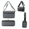 WEPOWER Men Oxford Cloth Casual Crossbody Bag Outdoor Sports Shoulder Bag(Black)