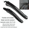 08CY0007 Bike Fenders Set Widen Lengthen Bicycle MTB Front Rear Quick Release Mudguard