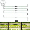 LED Plant Lamp Household Full Spectral Filling Hard Lamp Strip, Style: 30cm 12 Head(Sun Light AU Plug)