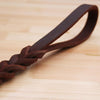 Leather Dog Lead | Short 50cm | Brown | Small/Medium Breeds