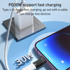 ADS-616B 8 Pin Male to USB-C/Type-C Female OTG Adapter(Gun Grey)