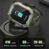 C20Plus 1.81-inch Health Monitoring Waterproof Bluetooth Call Smart Watch, Color: Camouflage Green