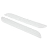 2 PCS Universal Car Auto Rubber Body Bumper Guard Protector Strip Sticker(White)