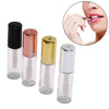 5pcs Lip Glaze Trial Sample Bottle Mini DIY Homemade Lip Gloss Bottles Lip Oil Bottle, Color: Gold
