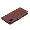 For iPhone XR Embossed Butterfly Pattern Horizontal Flip Leather Case with Card Slot & Holder & Wallet & Lanyard (Brown)